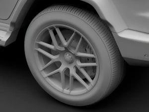 brabus g 65 w464 2019 wheel 3D Model