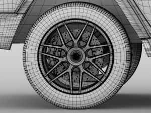 brabus g 65 w464 2019 wheel 3D Model