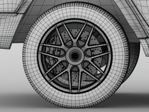 brabus g 65 w464 2019 wheel 3D Model