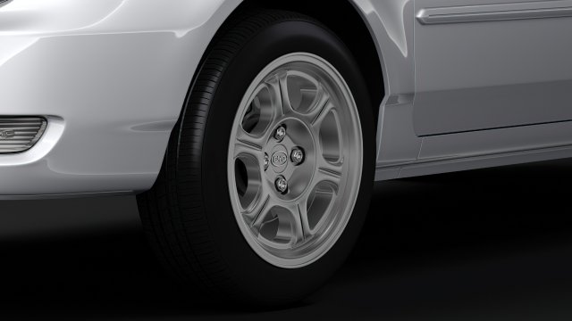 byd f3 2016 wheel 3D 模型 .c4d .max .obj .3ds .fbx .stl .blend