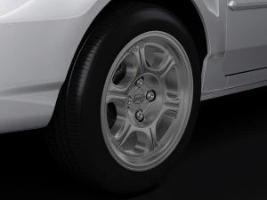 byd f3 2016 wheel 3D Model
