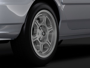 byd f3 2016 wheel 3D 模型