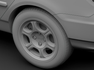 byd f3 2016 wheel 3D 模型