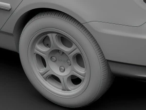 byd f3 2016 wheel 3D Model