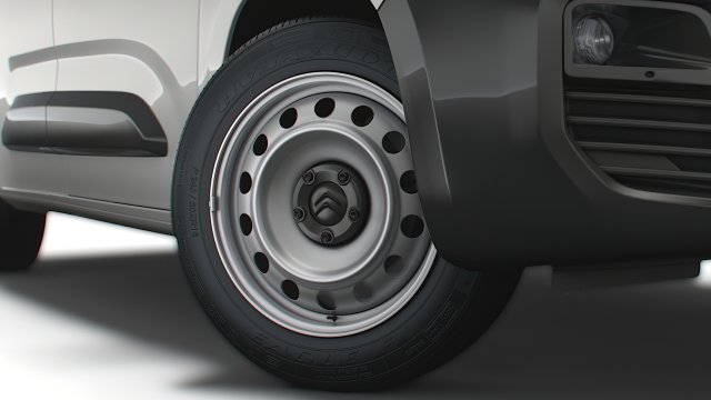 citroen berlingo enterprise 2020 wheel 3D 模型 .c4d .max .obj .3ds .fbx .stl .blend 