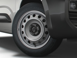 citroen berlingo enterprise 2020 wheel 3D Model