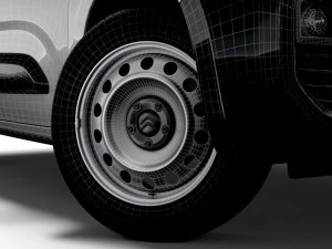 citroen berlingo enterprise 2020 wheel 3D Model