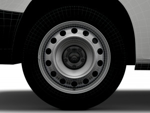 citroen berlingo enterprise 2020 wheel 3D 模型