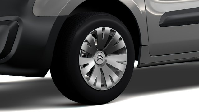 citroen berlingo van 2017 wheel 3D Model .c4d .max .obj .3ds .fbx .stl .blend 