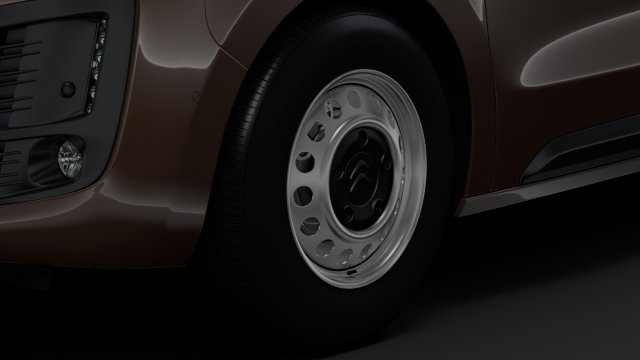 citroen dispatch 2020 wheel Modelo 3D .c4d .max .obj .3ds .fbx .stl .blend 
