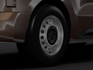 citroen dispatch 2020 wheel Modelo 3D