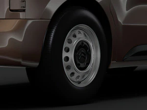 citroen dispatch 2020 wheel 3D Model