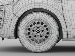 citroen dispatch 2020 wheel Modelo 3D