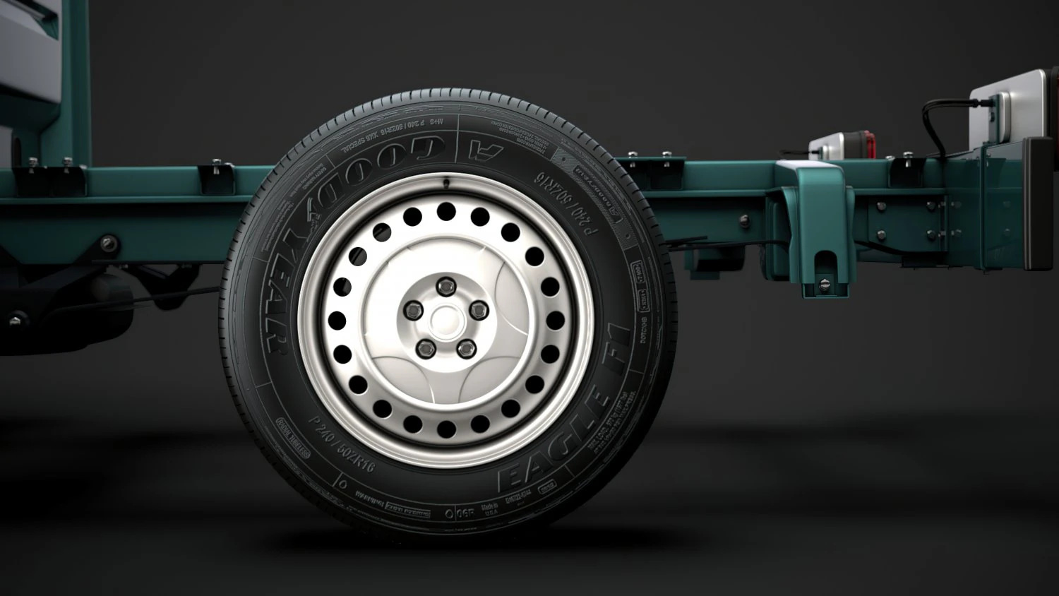 freightliner sprinter 2019 wheel 3D Model .c4d .max .obj .3ds .fbx .stl .blend 