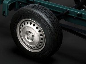 freightliner sprinter 2019 wheel Modelo 3D