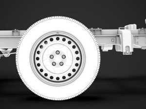 freightliner sprinter 2019 wheel 3D Model