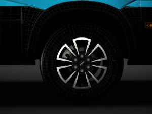 iveco daily van 2020 wheel 3D Model