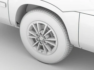 iveco daily van 2020 wheel 3D Model