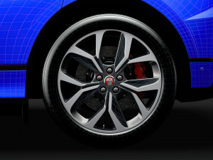 jaguar i pace ev400 adw hse 2019 wheel 3D 模型