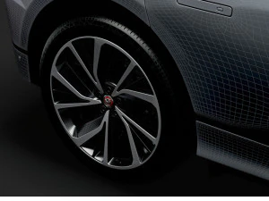 jaguar i pace ev400 adw s 2019 roda Modelo 3D
