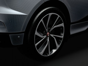 jaguar i pace ev400 adw s 2019 wheel 3D Модель