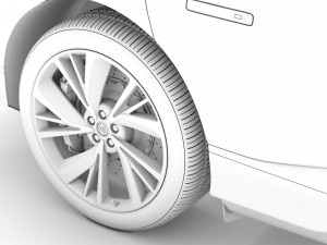 jaguar i pace ev400 adw s 2019 wheel 3D Модель
