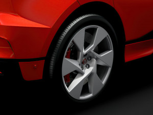 jaguar i pace ev400 adw se 2019 wheel 3D Модель