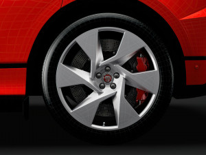 jaguar i pace ev400 adw se 2019 wheel 3D Модель