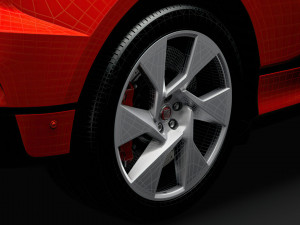 jaguar i pace ev400 adw se 2019 wheel 3D Модель
