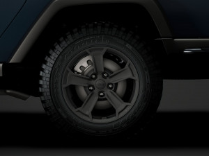 jeep gladiator rubicon recon 2018 wheel 3D Model
