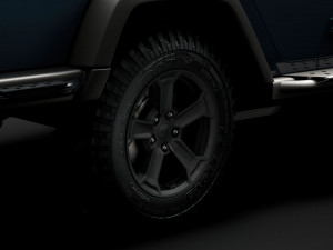 jeep gladiator rubicon recon 2018 wheel 3D Model