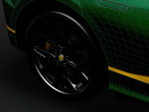 lister i pace ev400 adw hse 2019 wheel 3D Model