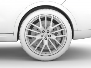 maserati levante granlusso 2020 wheel 3D Model