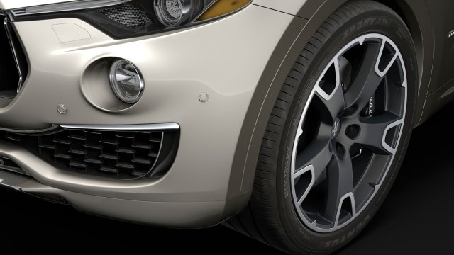 maserati levante s q4 granlusso 2019 wheel 3D Model .c4d .max .obj .3ds .fbx .stl .blend 