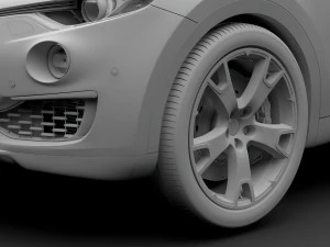 maserati levante s q4 granlusso 2019 wheel 3D Model
