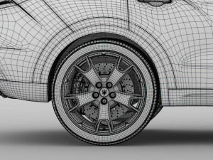 maserati levante s q4 granlusso 2019 wheel 3D Model