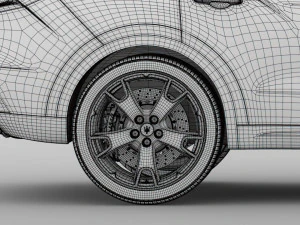 maserati levante s q4 granlusso 2019 wheel 3D Model