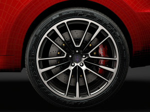 maserati levante trofeo launch edition 2020 wheel 3D Модель