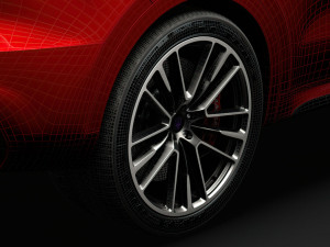 maserati levante trofeo launch edition 2020 wheel 3D Модель