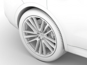 maserati levante trofeo launch edition 2020 wheel 3D Модель