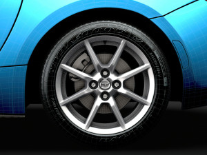 mazda mx 5 arctic 2020 wheel 3D Модель