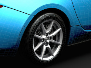 mazda mx 5 arctic 2020 wheel 3D Модель