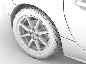 mazda mx 5 arctic 2020 wheel 3D Модель