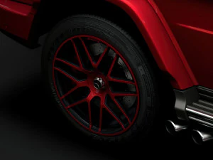 mercedes amg g 63 2020 wheel 3D Model