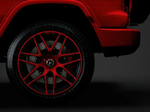 mercedes amg g 63 2020 wheel 3D Model