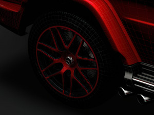 mercedes amg g 63 2020 wheel 3D 모델