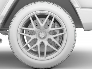 mercedes amg g 63 2020 wheel 3D 모델