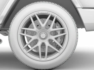 mercedes amg g 63 2020 wheel 3D Model