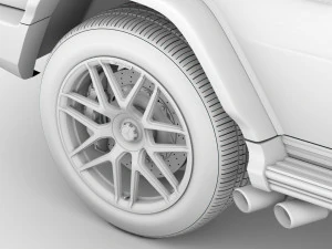 mercedes amg g 63 2020 wheel 3D Model