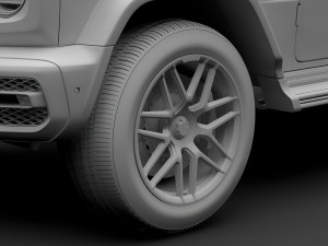 mercedes amg g 63 edition 1 2019 wheel 3Dモデル
